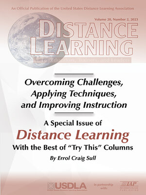cover image of Distance Learning, Volume 20, Issue 2